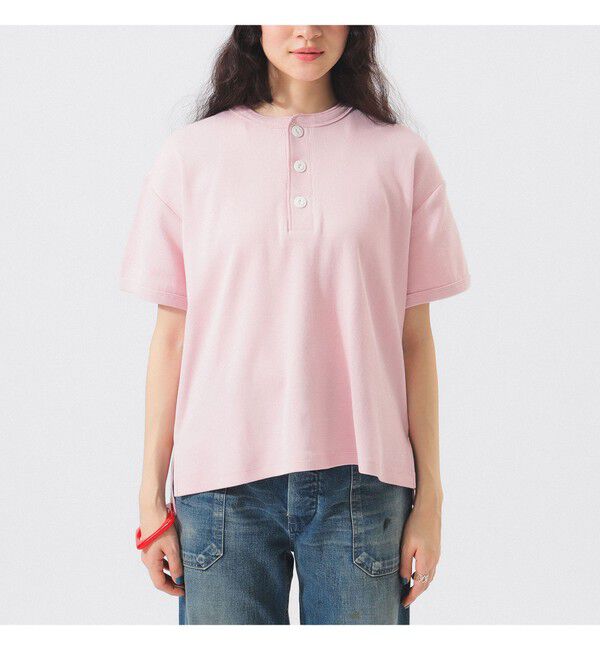 BEAMSBOY「【別注】Healthknit / ヘビー リブ ショートスリーブ Tシャツ」|Tシャツ・カットソー|