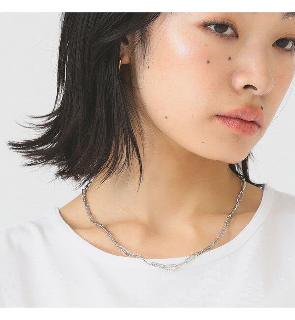 Ray BEAMS 「チェーン ミックス ネックレス」|ネックレス|SILVER
