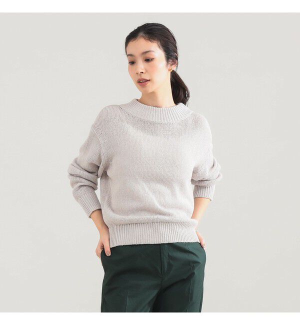 Demi-Luxe BEAMS 「AK+1 / 3ゲージ ボトルネック プルオーバー」|ニット・セーター|