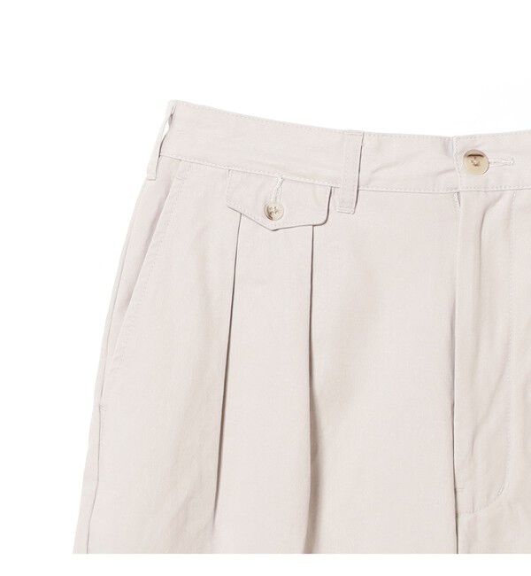 BEAMS「2 Pleats Shorts Twill Bio Washed」|その他|