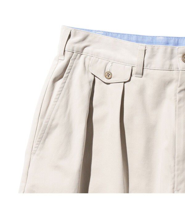 BEAMS「2 Pleats Shorts Twill Bio Washed」|その他|