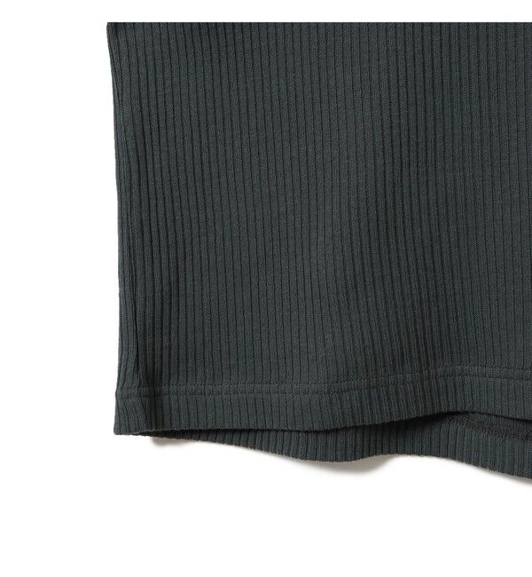 BEAMS「ショート リブ ポロシャツ【ワイドショートフィット】」|ポロシャツ|