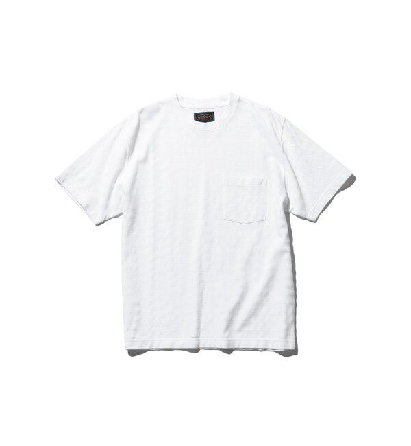 BEAMS PLUS「Pocket Tee Pique Garment Dye」|Tシャツ・カットソー|WHITE