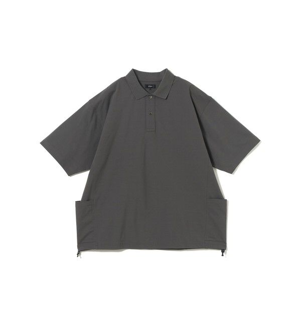 BEAMS「BEAMS｜サイド ポケット ポロシャツ｜吸湿速乾｜ストレッチ｜テックポロ｜オンオフ兼用」|ポロシャツ|