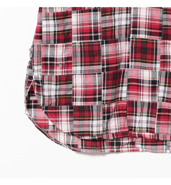 BEAMS PLUS「B.D. Pullover Classic-fit Patchwork Madras」|シャツ・ブラウス|