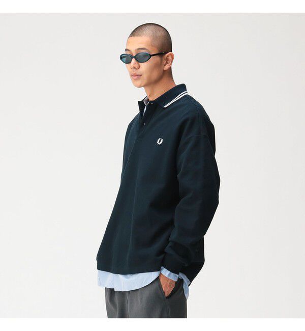 BEAMS「【別注】FRED PERRY / Pique Long Sleeve Polo Shirt」|ポロシャツ|