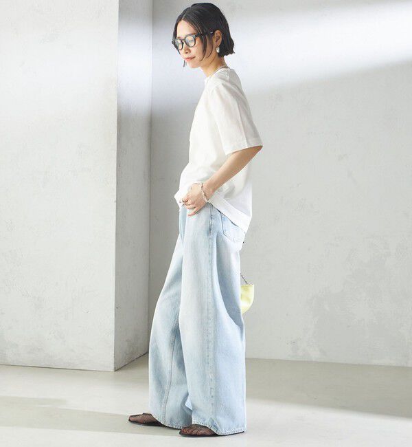 SHIPS for women「【SHIPS別注】V:room:コットン クレープ」|Tシャツ・カットソー|