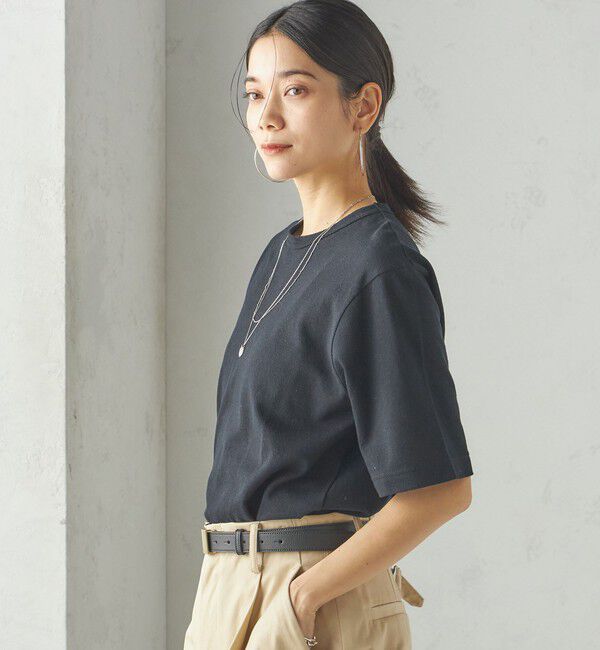 SHIPS for women「【SHIPS別注】V:room:コットン クレープ」|Tシャツ・カットソー|