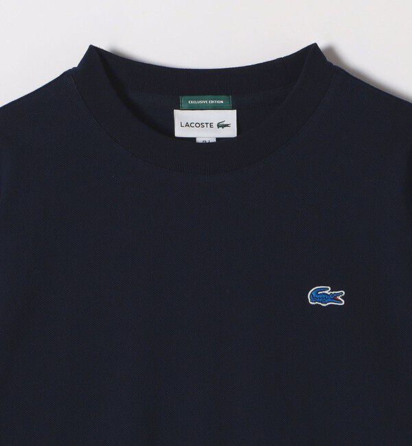 SHIPS any「《追加予約》【SHIPS any別注】LACOSTE:〈洗濯機可能〉ピケ クルーネック ロンT 26AW」|Tシャツ・カットソー|