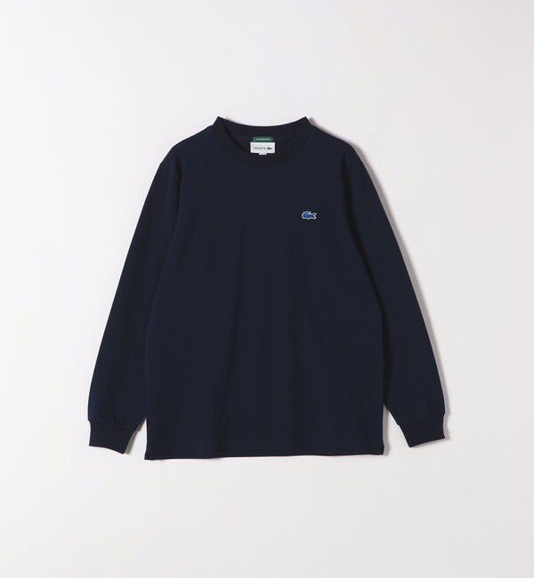 SHIPS any「《追加予約》【SHIPS any別注】LACOSTE:〈洗濯機可能〉ピケ クルーネック ロンT 26AW」|Tシャツ・カットソー|