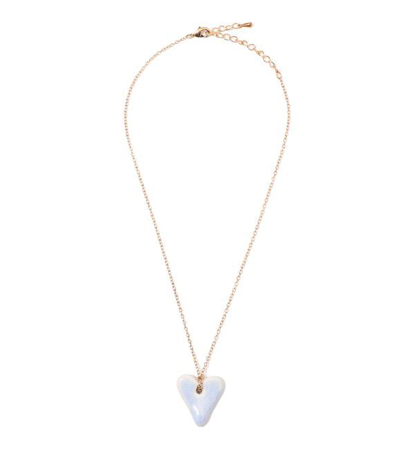 TOMORROWLAND GOODS「LEVENS JEWELS ハートペンダント」|ネックレス|63 ライトブルー