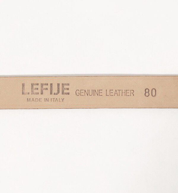 TOMORROWLAND GOODS「LEFIJE RING レザーベルト」|ベルト|