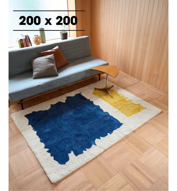 journal standard Furniture「《予約》MULTNOMAH RUG NV 200x200　マルトノマ ラグ」|その他|ネイビー