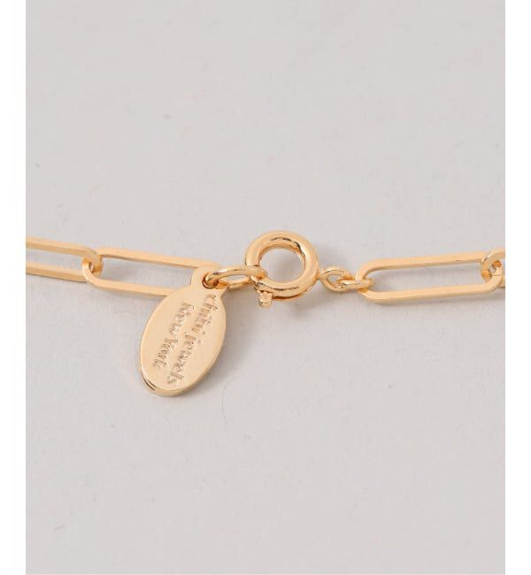 VERMEIL par iena「CHIBI JEWELS チビジュエルズ Long Long Chain Rectangle chain」|ネックレス|