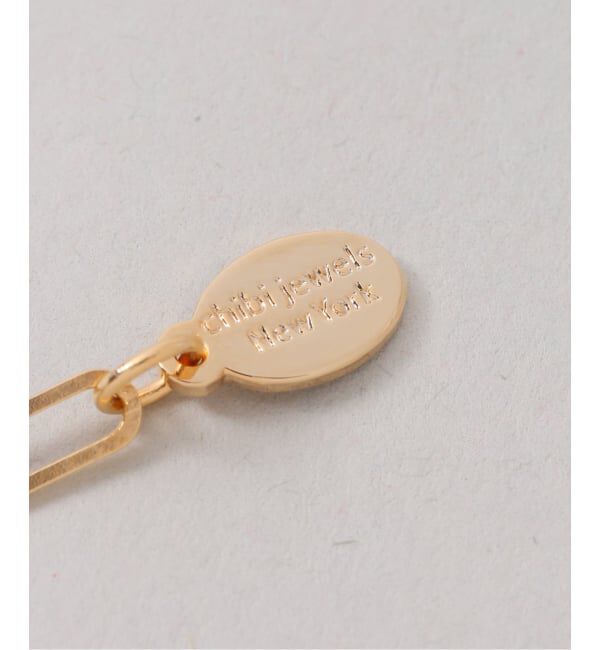 VERMEIL par iena「CHIBI JEWELS チビジュエルズ Long Long Chain Rectangle chain」|ネックレス|