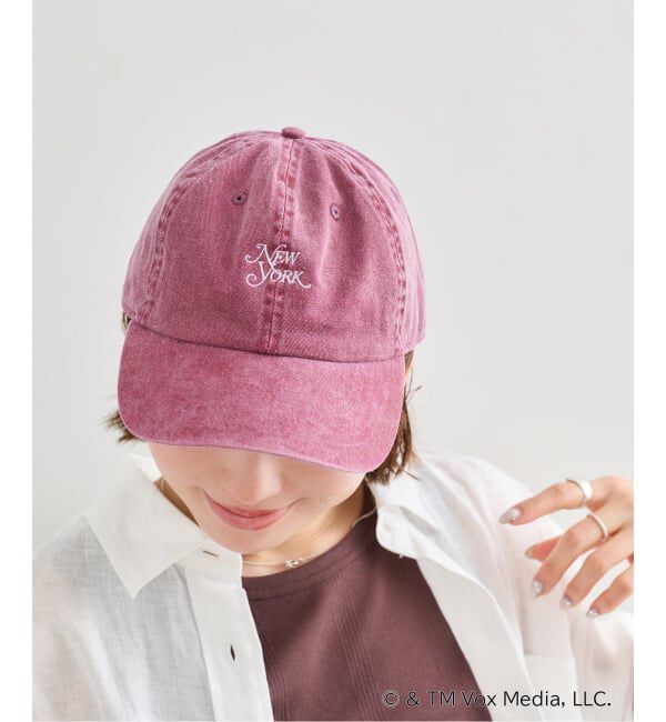U by SPICK&SPAN「New York Magazine  ロゴキャップ」|キャップ・キャスケット|