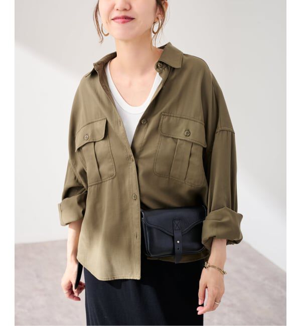 FRAMeWORK「リヨセルWORK SHIRT」|シャツ・ブラウス|