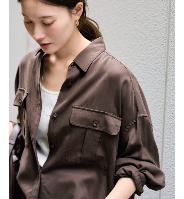 FRAMeWORK「リヨセルWORK SHIRT」|シャツ・ブラウス|