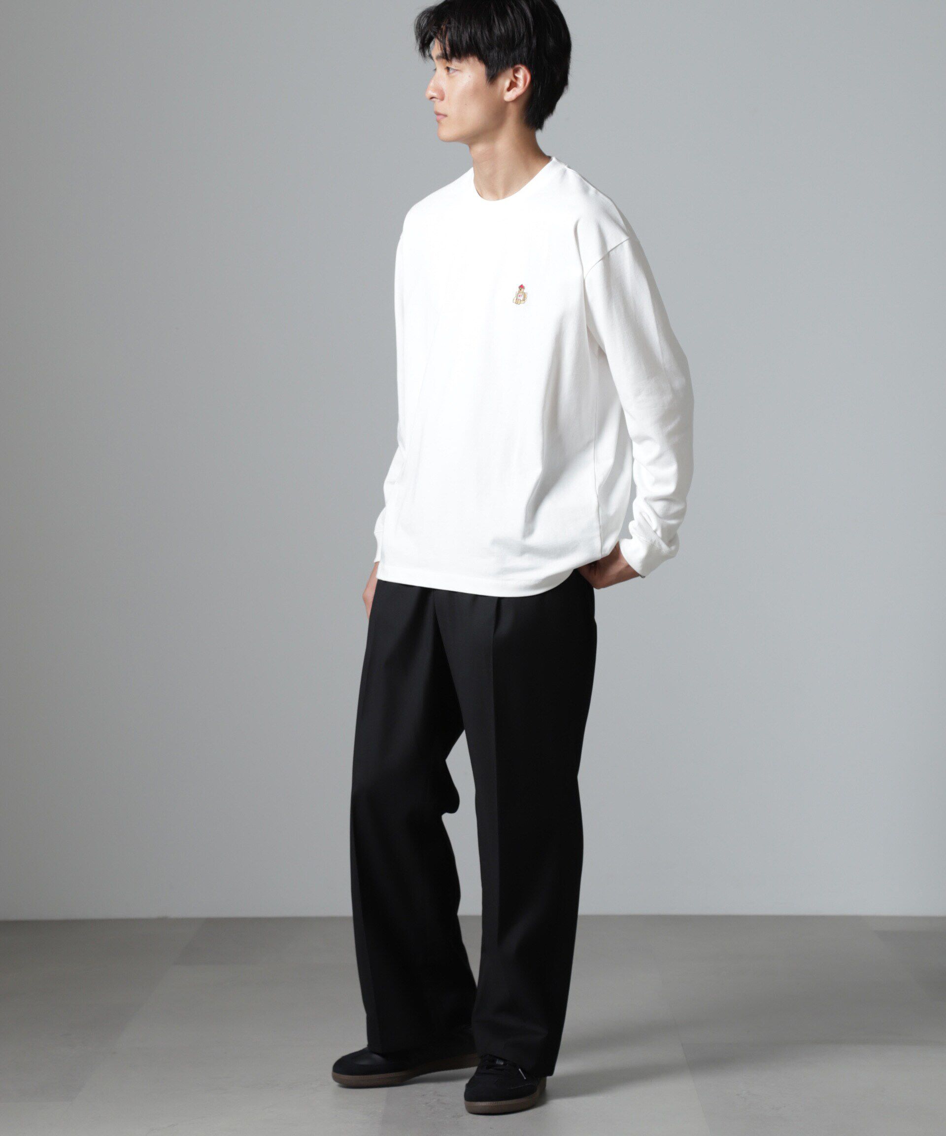 nano･universe「ナノベアロンTee 長袖」|Tシャツ・カットソー|