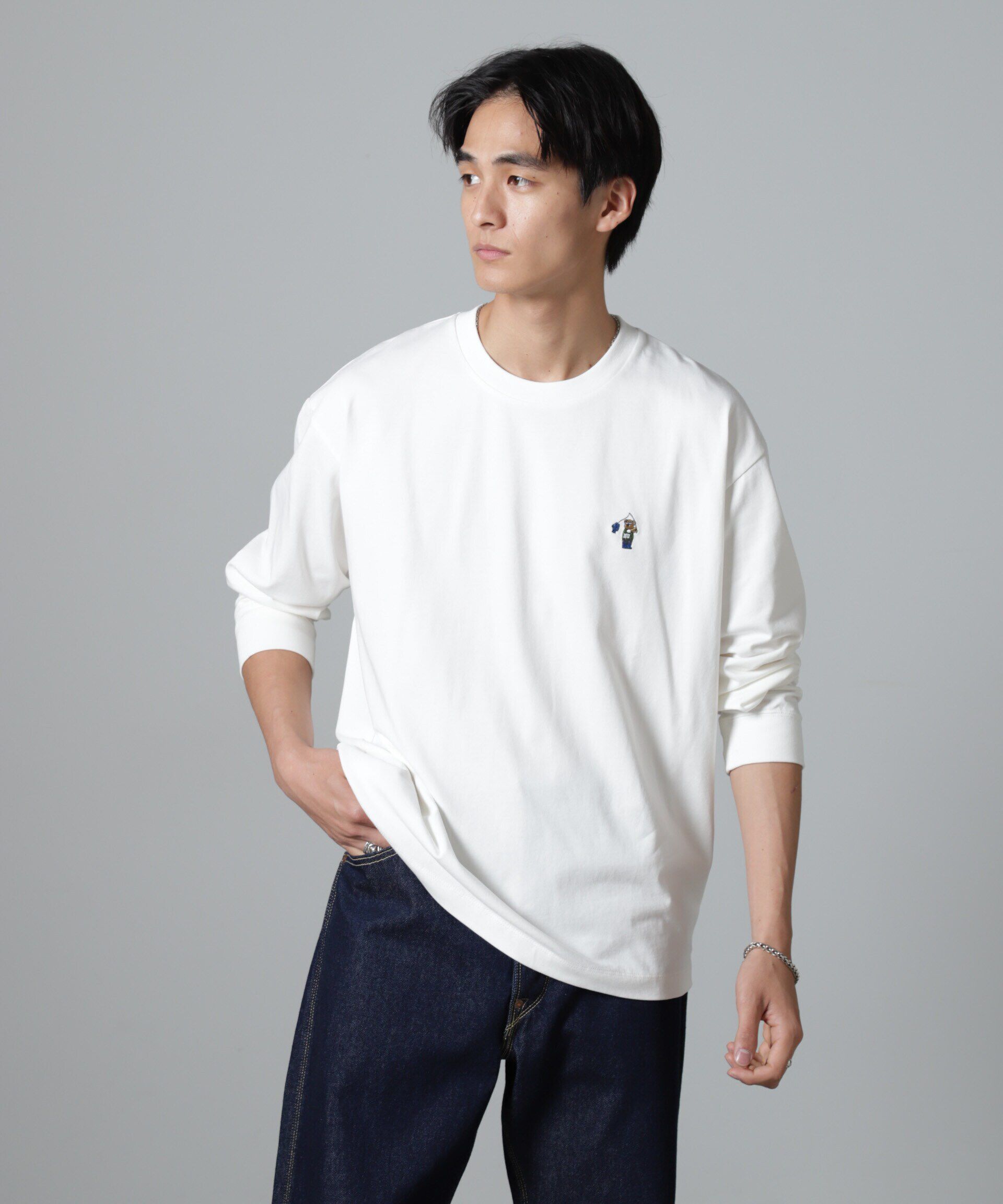 nano･universe「ナノベアロンTee 長袖」|Tシャツ・カットソー|