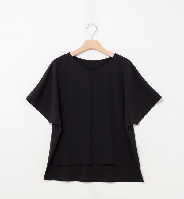 NOLLEY'S「【WEB＆一部店舗限定カラー】《セットアップ対応》ジョーゼットＶネックプルオーバー」|シャツ・ブラウス|