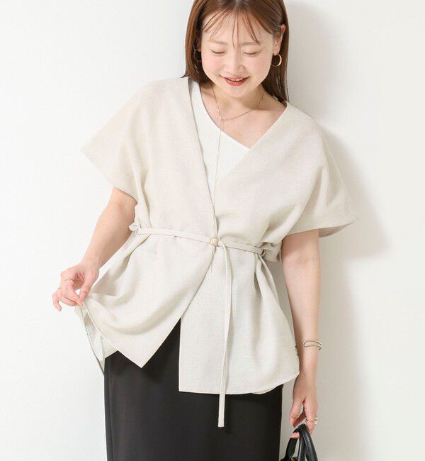 NOLLEY'S sophi「ウォッシャブルスラブメッシュフレンチジレ」|ベスト・ジレ|