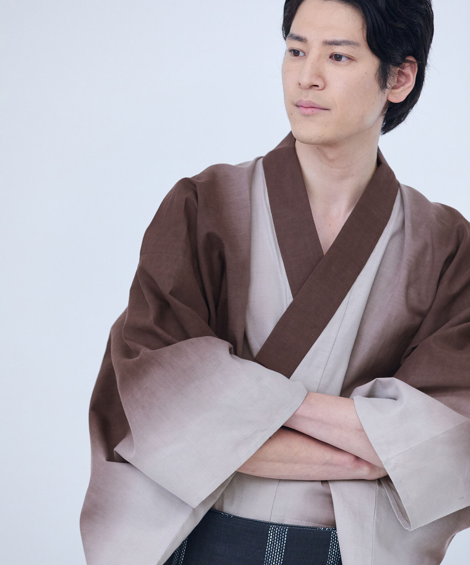 ADAM ET ROPE'「【WEB限定】【YAMATO for ADAM ET ROPE'】30th別注浴衣」|その他|ブラウン(22)