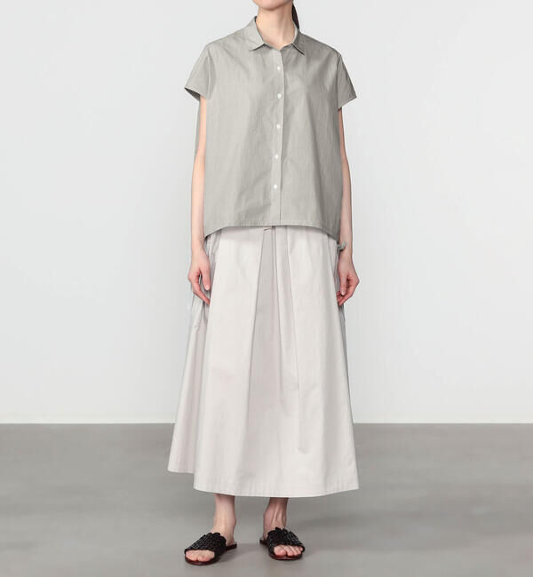  「nicholson & nicholson | バックギャザーシャツ WOMEN」|シャツ・ブラウス|