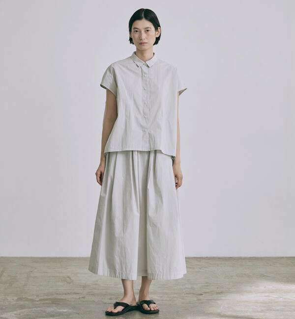  「nicholson & nicholson | バックギャザーシャツ WOMEN」|シャツ・ブラウス|