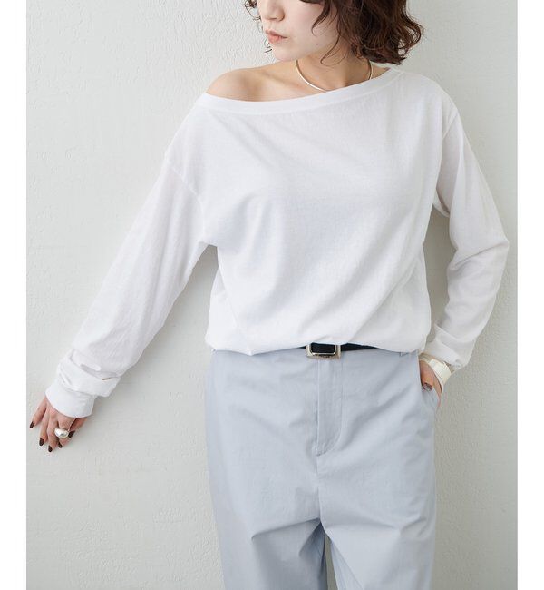 GEMINI「【GEMINI】バックプリントカットソー」|Tシャツ・カットソー|オフホワイト