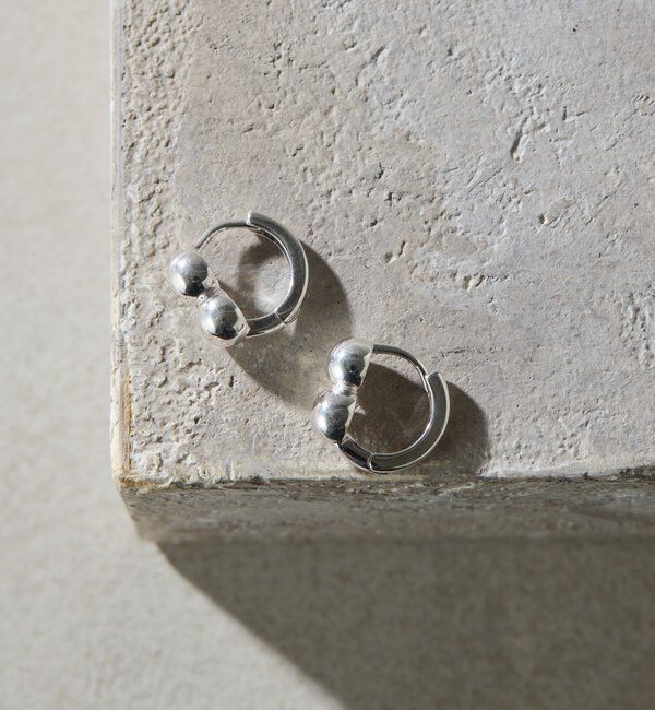  「【Sivelle./シヴェル】Silver925 ボールフープピアス」|ピアス|