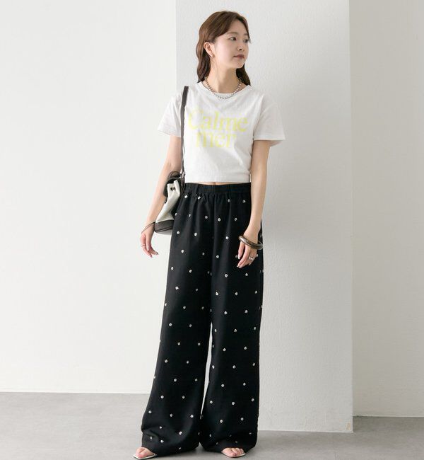  「【4色展開/短丈で使いやすい◎】カラーロゴチビTシャツ」|Tシャツ・カットソー|