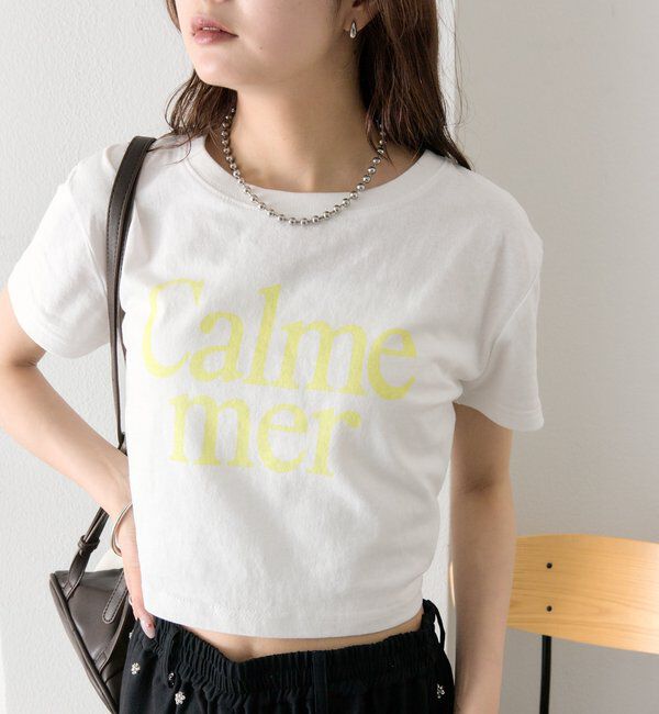  「【4色展開/短丈で使いやすい◎】カラーロゴチビTシャツ」|Tシャツ・カットソー|