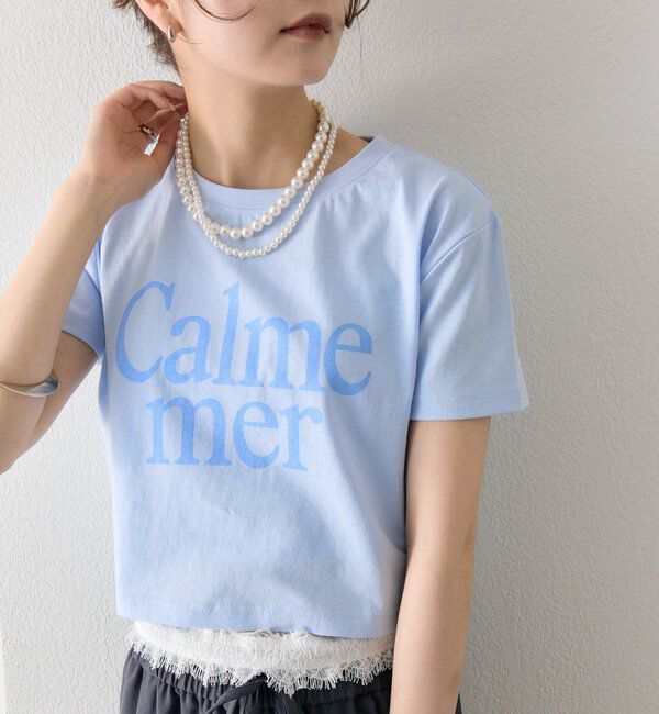  「【4色展開/短丈で使いやすい◎】カラーロゴチビTシャツ」|Tシャツ・カットソー|