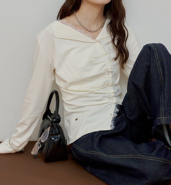  「アシメタックプルオーバー」|Tシャツ・カットソー|