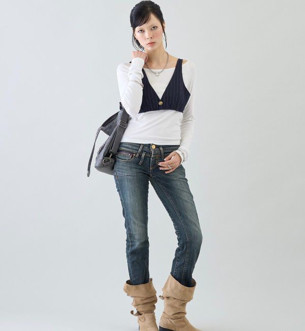  「【SixM 】 Stripe Bustier」|シャツ・ブラウス|