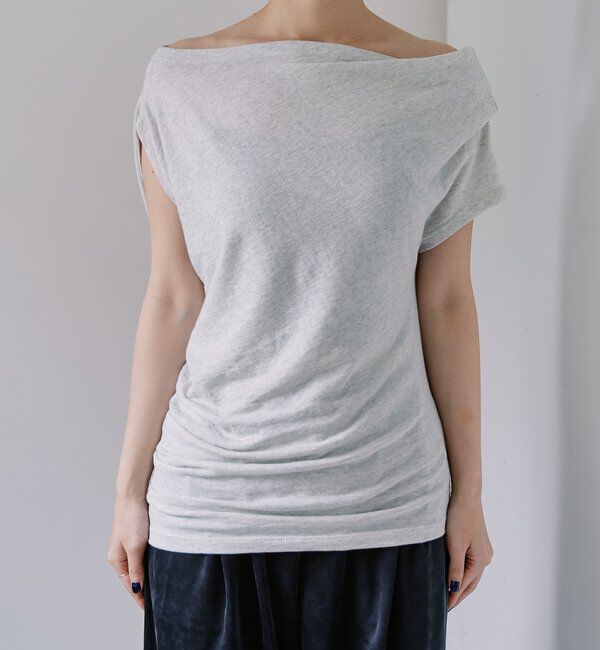  「アシメネックTee」|Tシャツ・カットソー|