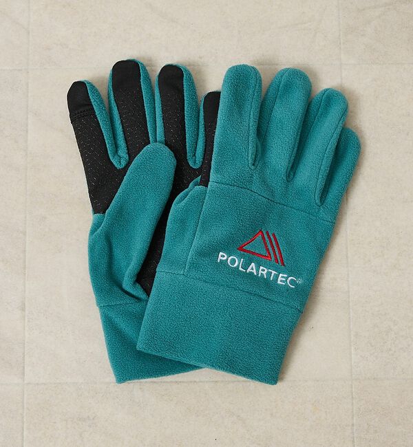 ABAHOUSE「【POLARTEC/ポーラックス】GLOVE/グローブ」|手袋|エメラルドグリーン