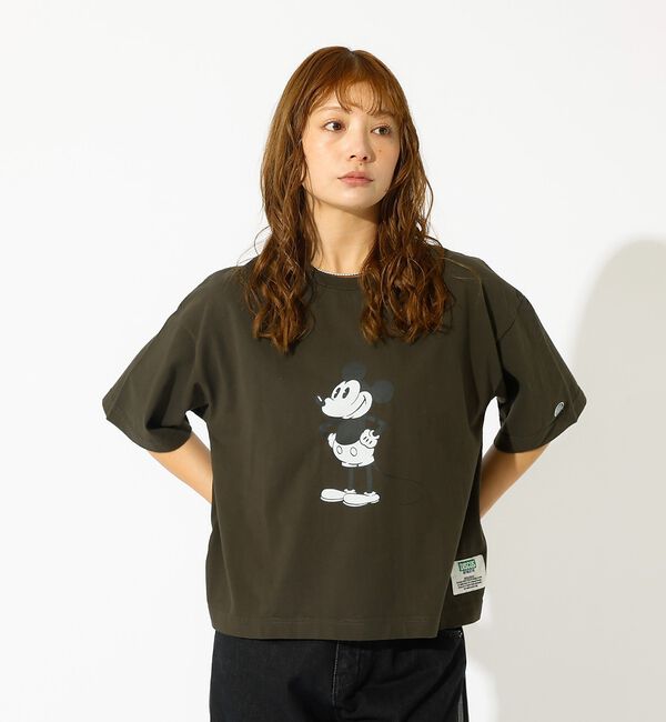 Rouge vif「【DISCUS/ディスカス】DISCUS&times;Disneyコラボ Tシャツ/半袖/デ」|Tシャツ・カットソー|