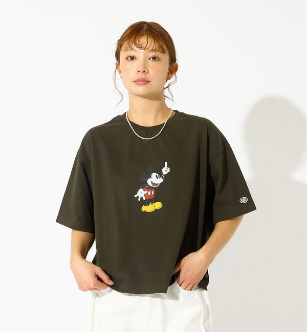 Rouge vif「【DISCUS/ディスカス】DISCUS&times;Disneyコラボ Tシャツ/半袖/デ」|Tシャツ・カットソー|