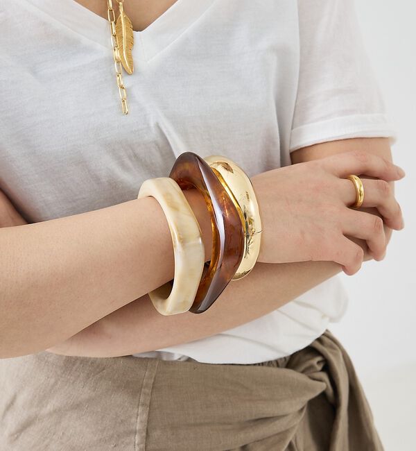 The Store by C' 「【SHASHI】Bangle 3set／3連バングル」|ブレスレット・バングル|