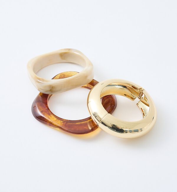 The Store by C' 「【SHASHI】Bangle 3set／3連バングル」|ブレスレット・バングル|
