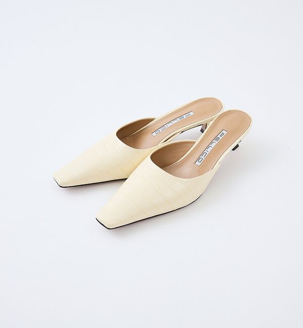 The Store by C' 「【PELLICO】DAMA ミュール COCCO STAMP／クロコ型押しミュー」|パンプス|