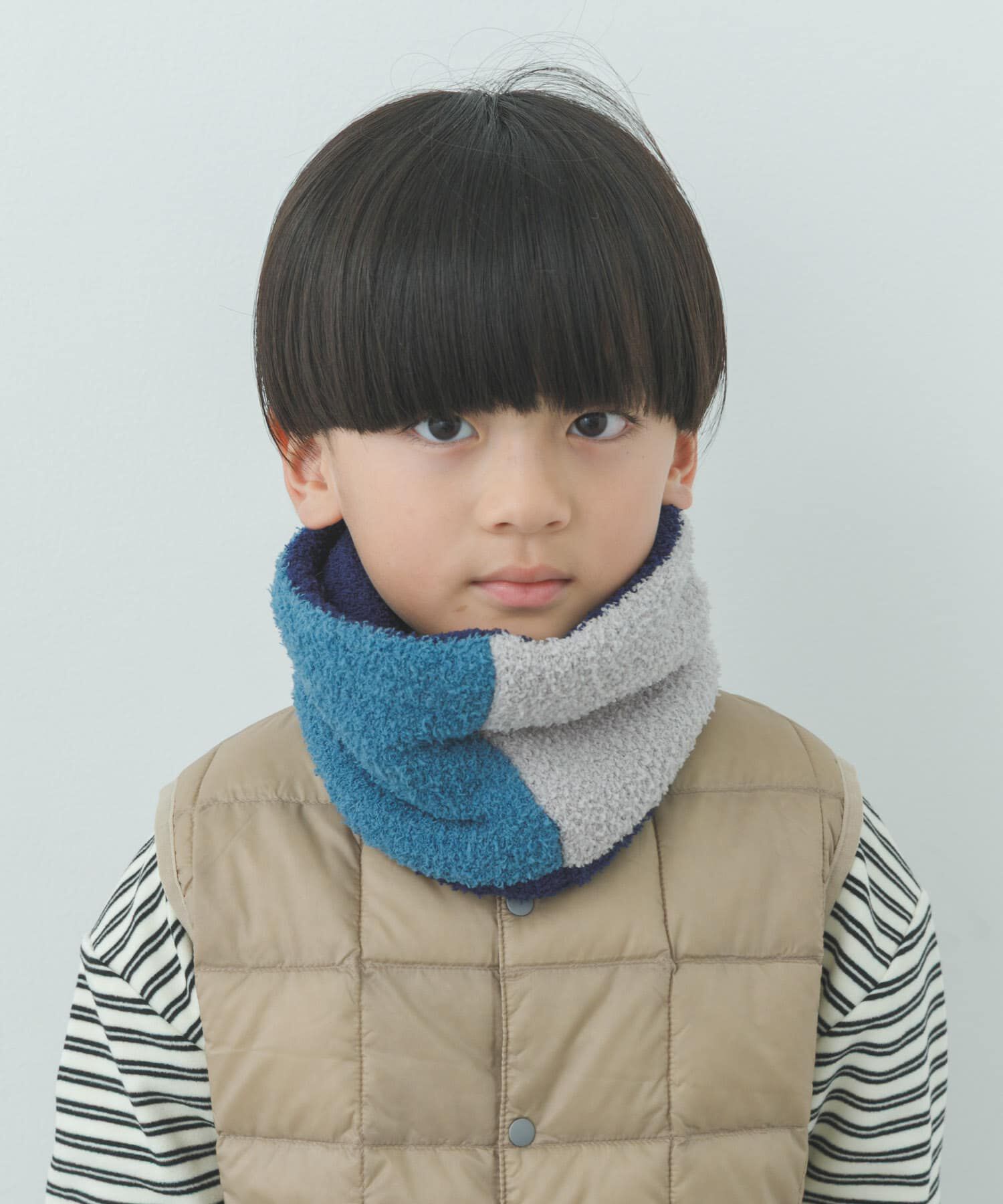 URBAN RESEARCH DOORS「マシュマロリバージブルスヌード(KIDS)」|その他|ネイビー