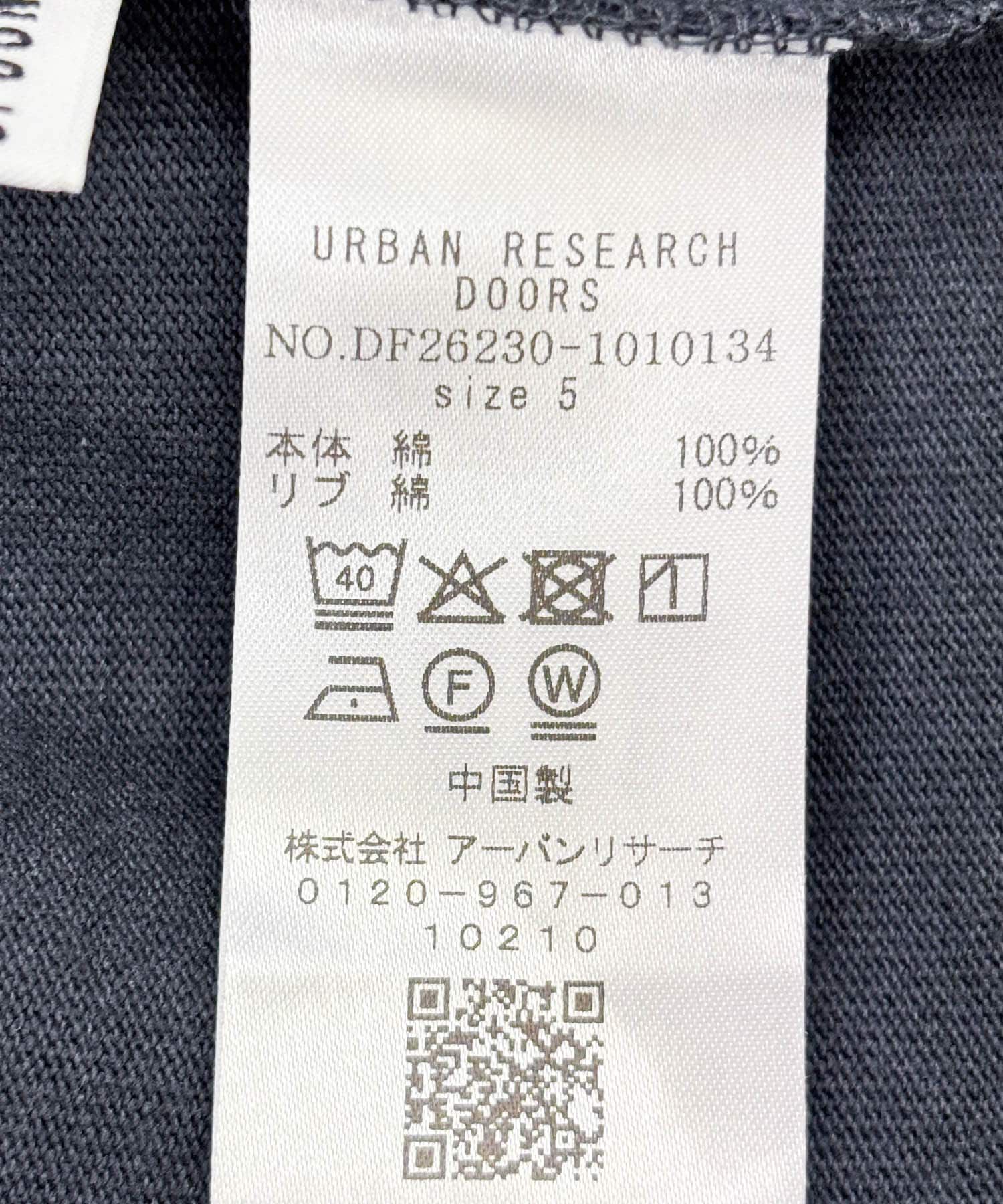URBAN RESEARCH DOORS「FORK&SPOON　POSTワンポイントTシャツ」|Tシャツ・カットソー|