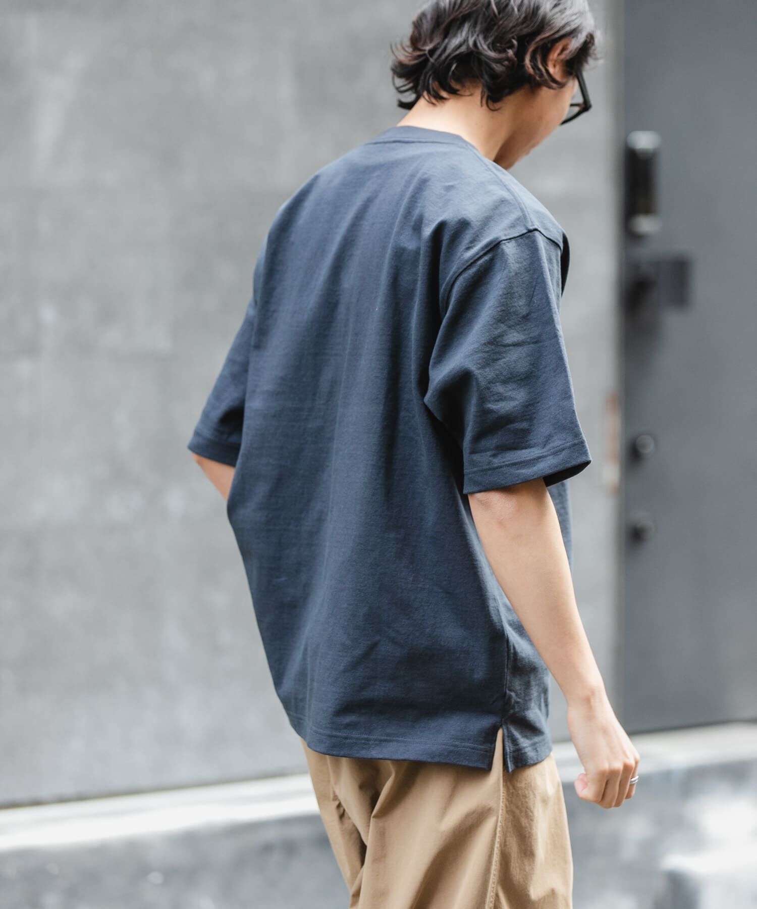 URBAN RESEARCH DOORS「FORK&SPOON　POSTワンポイントTシャツ」|Tシャツ・カットソー|