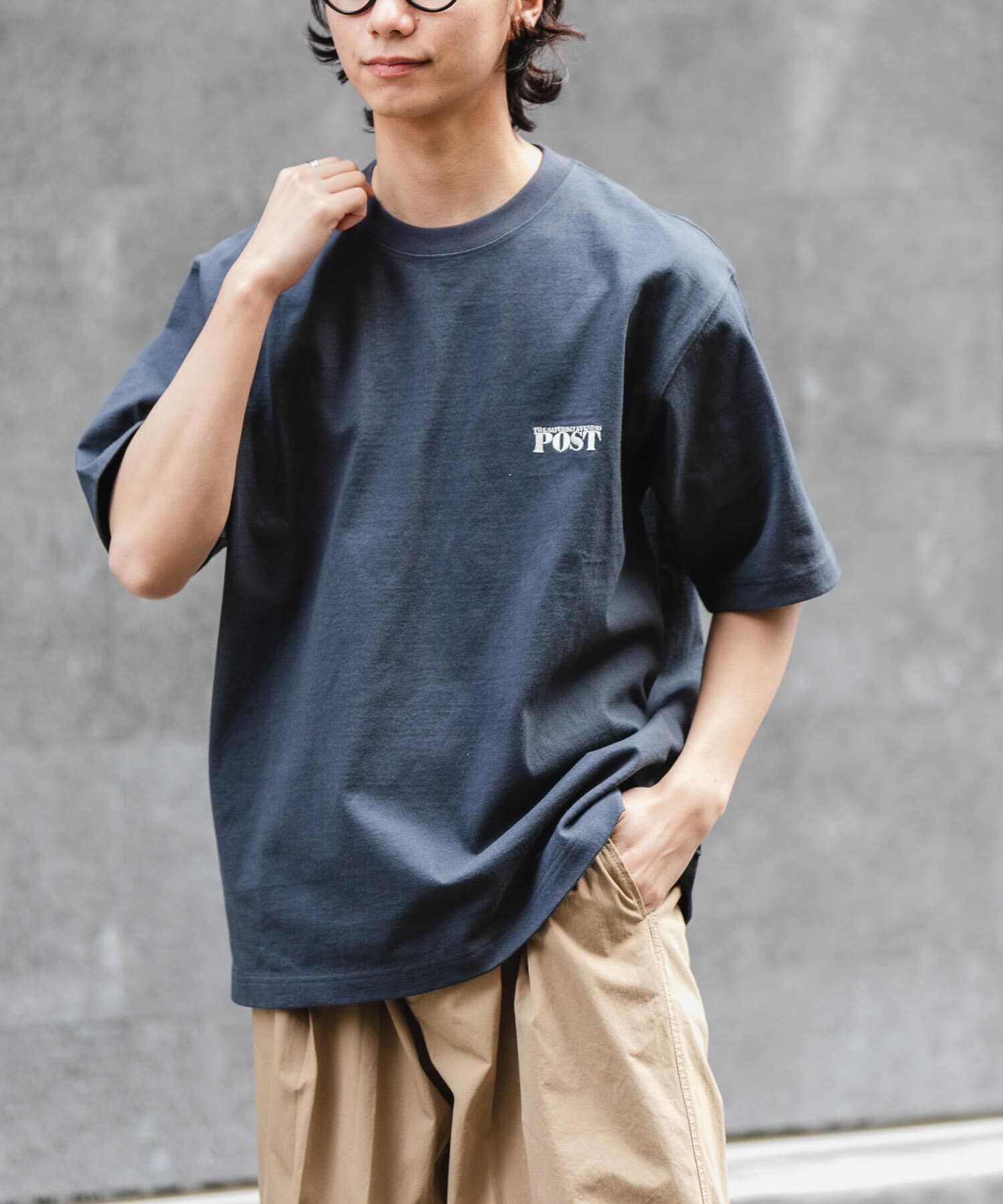 URBAN RESEARCH DOORS「FORK&SPOON　POSTワンポイントTシャツ」|Tシャツ・カットソー|