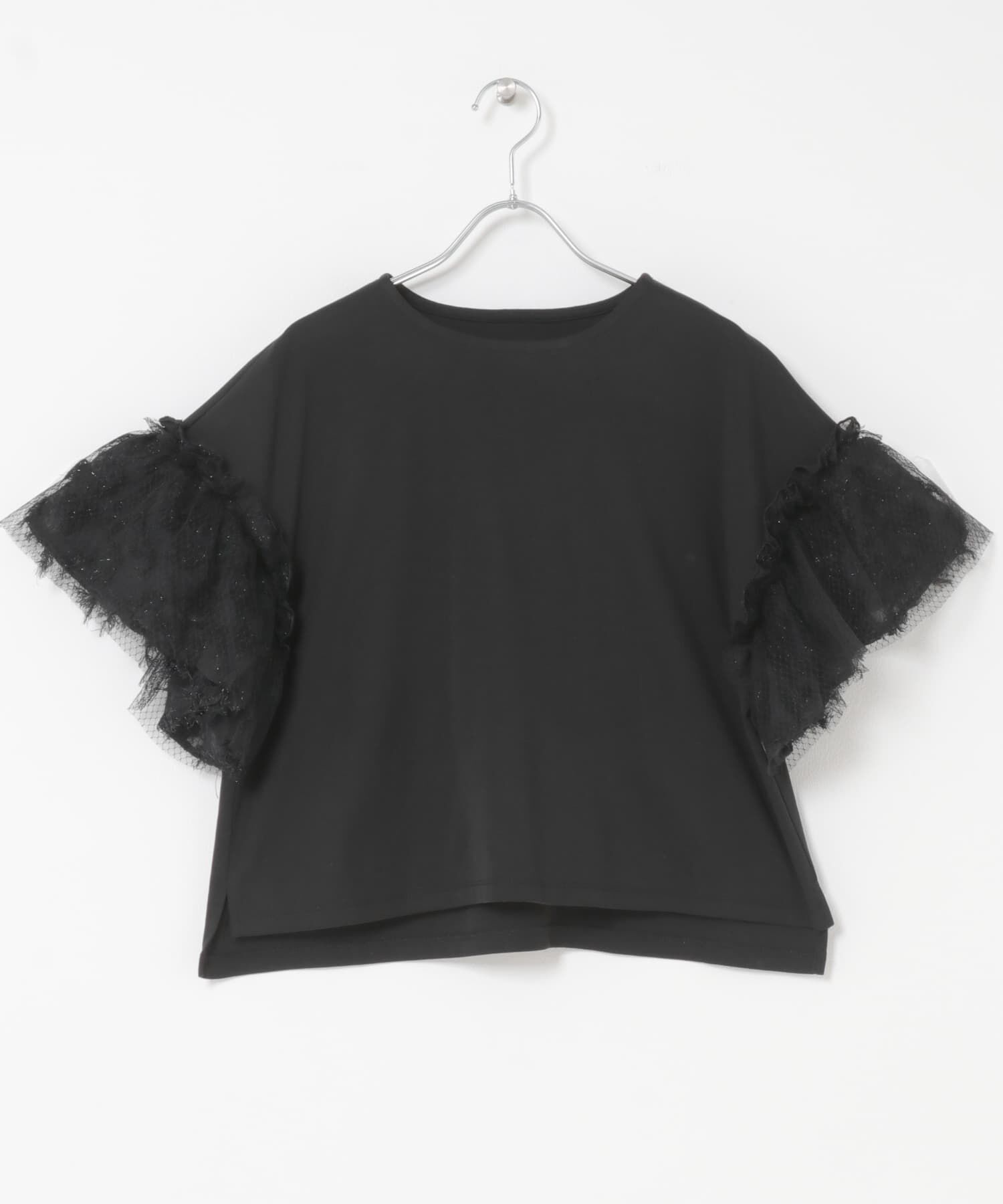 URBAN RESEARCH ROSSO「チュールドッキングTEEブラウス」|Tシャツ・カットソー|