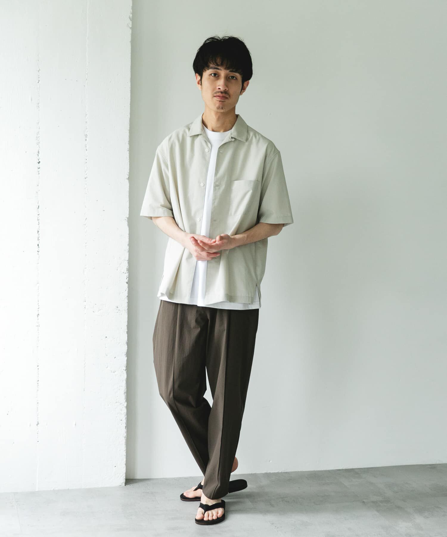 URBAN RESEARCH DOORS「ステッチクリース テーパードトラウザー」|その他|