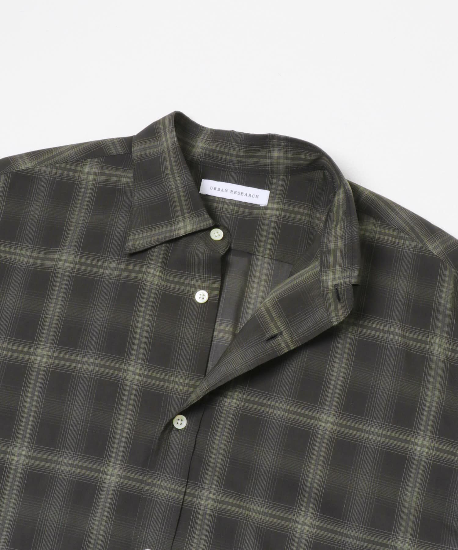URBAN RESEARCH「SHEER CH SQUARE CUT SHIRTS」|シャツ・ブラウス|
